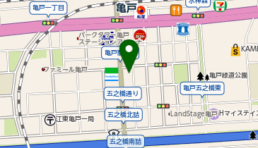 東双ファシリティ&サービス株式会社 亀戸事務所の地図画像