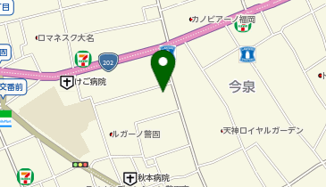株式会社エーライツ 福岡オフィスの地図画像