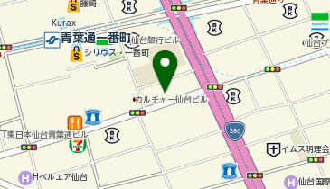 株式会社秋田放送 仙台支社の地図画像
