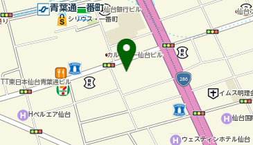 株式会社岩手めんこいテレビ 仙台支社の地図画像