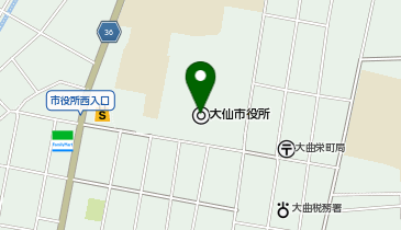 山二環境機材株式会社 大曲営業所の地図画像
