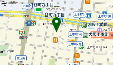 株式会社オフィスパーク 上本町ユーパーク会議室の地図画像