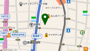 遊ブレイン株式会社 大阪オフィスの地図画像