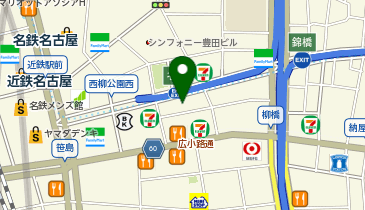 ウチダスペクトラム株式会社 名古屋オフィスの地図画像
