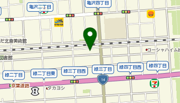 四日市印刷工業株式会社 東京事業部の地図画像