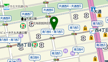 SCSK北海道株式会社 南1条オフィスの地図画像