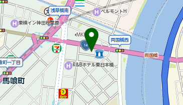 CONNECTION LAND株式会社 オフィスパーク東京 東日本橋コークスの地図画像