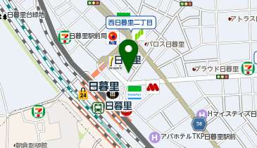 株式会社パワーステーション 日暮里営業所の地図画像