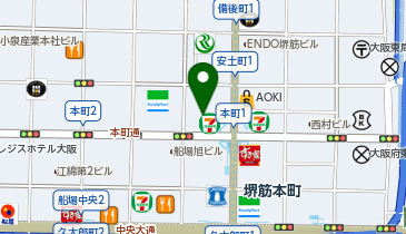 株式会社KMD 大阪事業所の地図画像