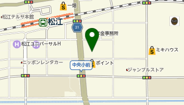 株式会社ドコモCS中国 島根支店の地図画像