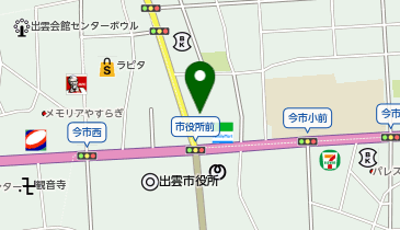 株式会社山陰放送 出雲支社の地図画像
