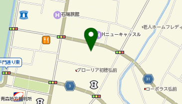 株式会社建築住宅センター 弘前支社の地図画像