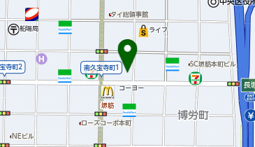東暘貿易株式会社 大阪事務所の地図画像