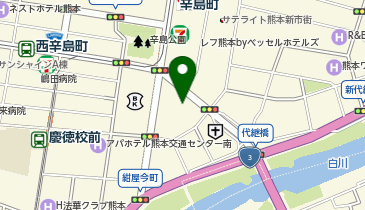 有限会社システムランド 熊本校の地図画像