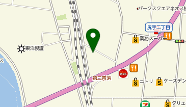 巴商事株式会社 横浜第一物流センターの地図画像