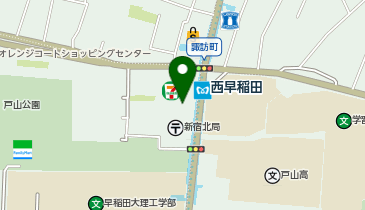 毎日新聞開発株式会社 早稲田の地図画像