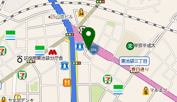 株式会社ワドナード 池袋営業所の地図画像