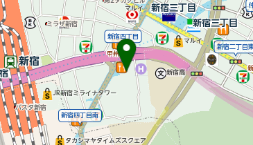 ハレルヤエージェンシー株式会社 新宿支社の地図画像