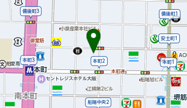 アイ・エス・クリエイト株式会社 大阪本社の地図画像