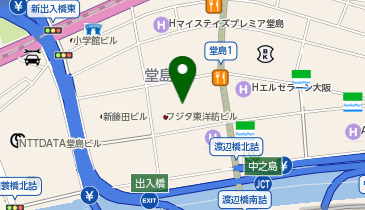 放送文化事業株式会社 大阪営業所の地図画像