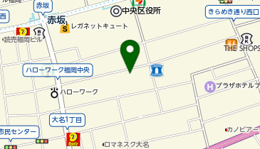 ラフェイスプロ株式会社 福岡事業所の地図画像