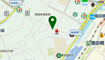 株式会社スピーディア 神楽坂オフィスの地図画像