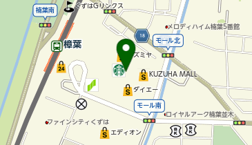 株式会社京阪流通システムズ KUZUHA MALL 事業所の地図画像