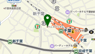 トーク株式会社 千葉駅オフィスの地図画像