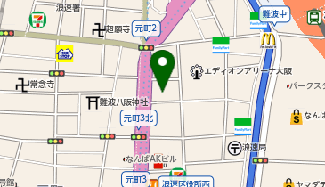 株式会社アコーズ 大阪の地図画像