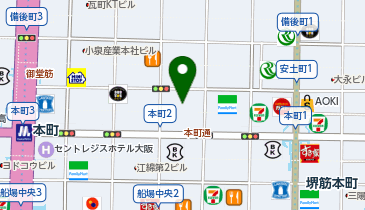 株式会社パソナフォスター 大阪支店の地図画像