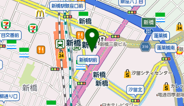 株式会社齋藤鑑識証明研究所 新橋営業所の地図画像