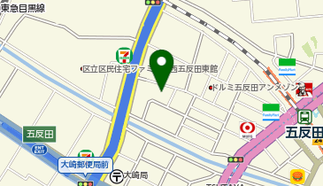 株式会社横須賀リサーチパーク 五反田研究所の地図画像