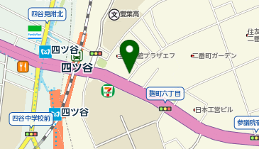 ディレクトリジャパン株式会社 四谷オフィスの地図画像
