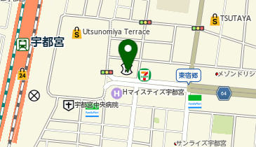 株式会社マインドクオリア 栃木支店の地図画像