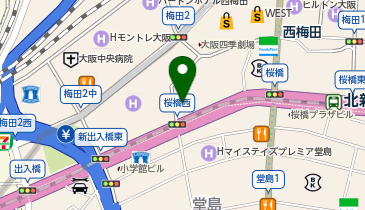 フューチャーエレクトロニクス株式会社 大阪の地図画像
