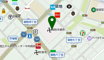 株式会社マゼル・ジャパン 築地本願寺 ブディストホール事務所の地図画像