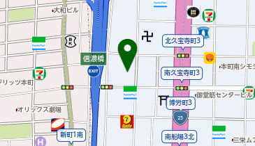 廣瀬又一株式会社 大阪店の地図画像