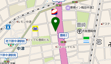 レナード株式会社 大阪支社の地図画像