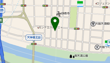 株式会社クローカ 大阪オフィスの地図画像