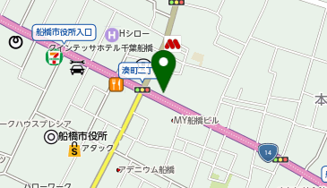 株式会社千手Soft 船橋事業所の地図画像