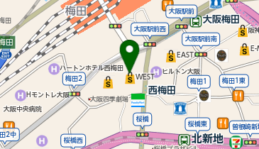 株式会社カウデザイン 大阪officeの地図画像