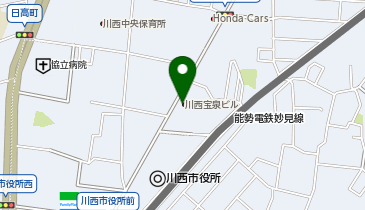 株式会社エーワイシステムズ 川西事務所の地図画像