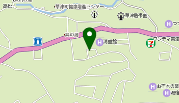 株式会社エフエム群馬 草津中継局の地図画像