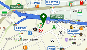 株式会社トリプルアイズ 横浜事業所の地図画像