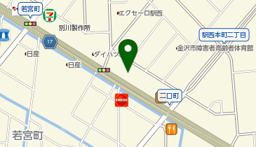 株式会社ZERO 金沢営業所の地図画像