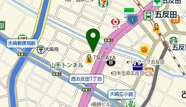 クックビズ株式会社 五反田オフィスの地図画像