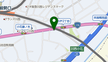 サンフォレスト株式会社 川西営業所の地図画像