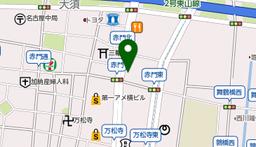 上新電機株式会社 名古屋法人営業所の地図画像