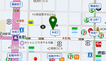 株式会社東郷商店 大阪支店の地図画像