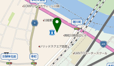 小松ウオール工業株式会社 川崎支店の地図画像